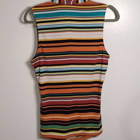 Striped Rouched Blouse - Picture 3 of 4